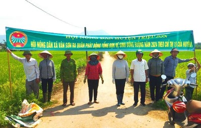 Thanh Hóa: Hội Nông dân xã Vân Sơn ra quân bảo vệ môi trường