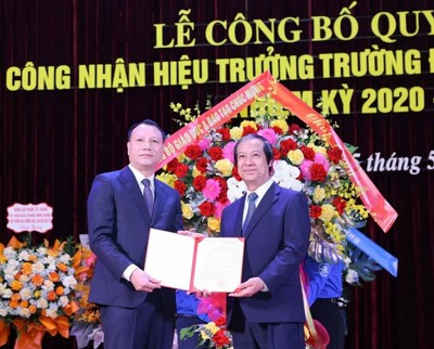 PGS.TS Nguyễn Đức Sơn giữ chức Hiệu trưởng Trường Đại học Sư phạm Hà Nội
