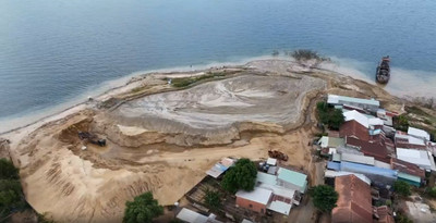 Đồng Nai: Cần kiểm tra xử lý bãi tập kết cát của Công ty CP Đồng Tân gây ô nhiễm môi trường