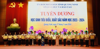 Quảng Ninh tuyên dương học sinh tiêu biểu, xuất sắc năm học 2023-2024