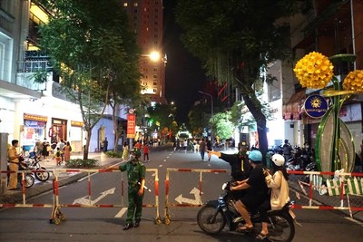TP.HCM: Cấm xe lưu thông vào đường Võ Văn Kiệt, Trương Định từ tối nay