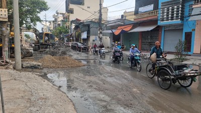 Thái Bình: Người dân bức xúc vì nhà thầu thi công ẩu tại dự án cải tạo đường