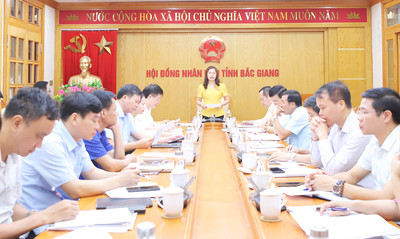 Bắc Giang: Hội nghị thống nhất nội dung tổ chức kỳ họp thứ 17 (Kỳ họp chuyên đề)