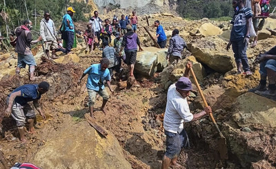 Papua New Guinea: Lở đất khiến hơn 670 người thiệt mạng, 150 ngôi nhà bị chôn vùi