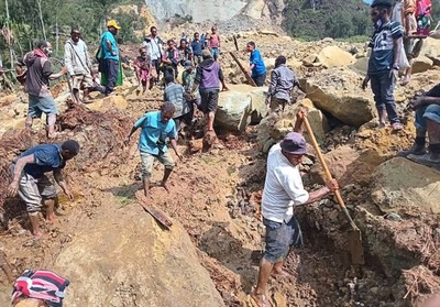 Ước tính hơn 2.000 người bị chôn vùi trong vụ lở đất ở Papua New Guinea