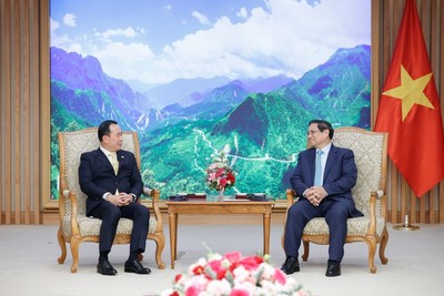 Thủ tướng Phạm Minh Chính tiếp Đoàn đại biểu cấp cao Bộ Thanh tra Vương quốc Campuchia