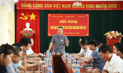 Tỉnh Bắc Giang tổ chức hội nghị giao ban và gặp mặt báo chí 6 tháng đầu năm 2024