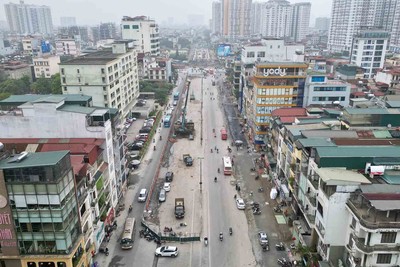 Hà Nội: Tổ chức lại giao thông phục vụ thi công dự án hầm chui Kim Đồng