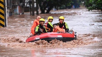 Trung Quốc: Kích hoạt ứng phó khẩn cấp với lũ lụt ở phía Nam