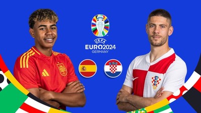 VTV2 Trực tiếp bóng đá Tây Ban Nha vs Croatia 23h hôm nay 15/6 Euro 2024