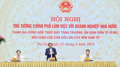 Thủ tướng Phạm Minh Chính làm việc với doanh nghiệp nhà nước