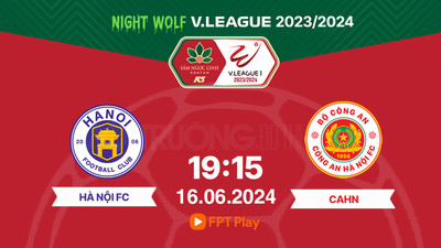 VTV5 Trực tiếp Hà Nội vs CAHN, 19h15 hôm nay 16/6, V-League 2023/24