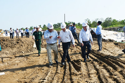 Bến Tre: Tiến độ triển khai xây dựng cơ sở hạ tầng Khu công nghiệp Phú Thuận
