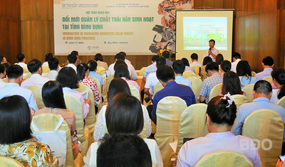 Hội thảo khoa học “Đổi mới quản lý chất thải rắn sinh hoạt tại tỉnh Bình Định”