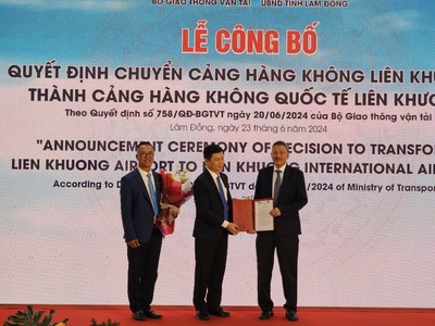 Lâm Đồng: Liên Khương trở thành sân bay quốc tế đầu tiên của khu vực Tây Nguyên