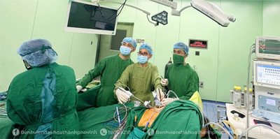 Bệnh viện Đa khoa TP. Vinh: Phẫu thuật thành công cắt thùy phổi nội soi