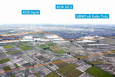 Toàn cảnh nơi quy hoạch KCN Thổ Hoàng 250 ha ở Hưng Yên vừa được chấp thuận chủ trương đầu tư