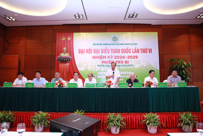 Hiệp hội Môi trường đô thị và Khu công nghiệp Việt Nam sẽ tổ chức Đại hội lần thứ VI vào ngày 28/6