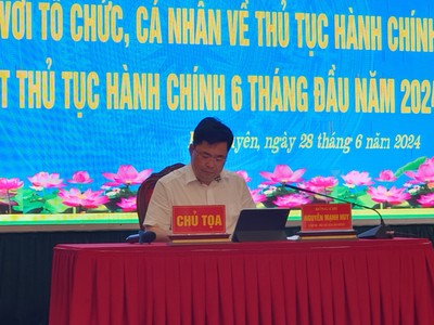 Huyện Phú Xuyên tổ chức Hội nghị đối thoại với tổ chức, cá nhân về thủ tục hành chính năm 2024