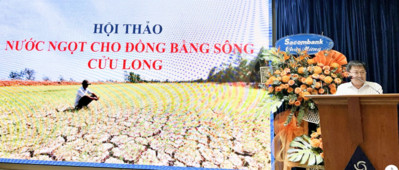 TP.Hồ Chí Minh tổ chức Hội thảo Nước ngọt cho Đồng bằng sông Cửu Long