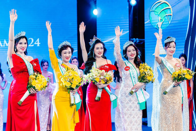 Thiếu nữ Hà Nội sinh năm 1990 đăng quang Hoa hậu Quý bà Trái đất Việt Nam 2024