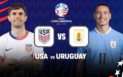 Trực tiếp Mỹ vs Uruguay, Copa America 2024, 8h ngày 2/7 trên VTC1