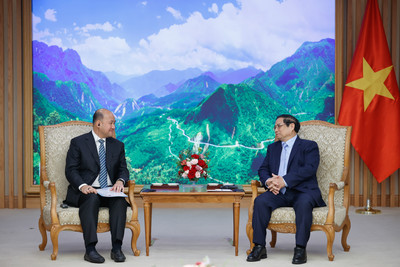 Thủ tướng Phạm Minh Chính tiếp Tổng thư ký Ban Dân vận Đảng Nhân dân Campuchia Hun Many