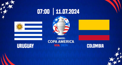 Trực tiếp Uruguay vs Colombia, Copa America 2024, 7h ngày 11/7 trên VTC1