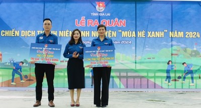 Gia Lai: Ra quân chiến dịch “Mùa hè xanh” tại xã Ayun Hạ