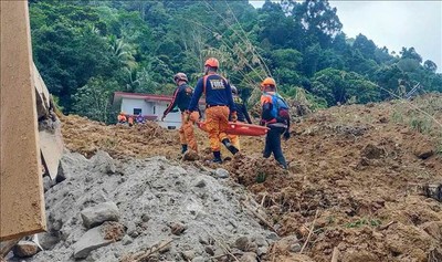 Philippines: Lở đất và lũ quét khiến 5 người thiệt mạng