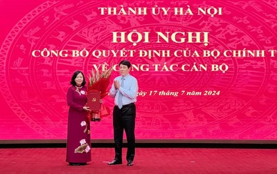 Bà Bùi Thị Minh Hoài làm Bí thư Thành ủy Hà Nội nhiệm kỳ 2020-2025