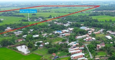Cận cảnh khu vực quy hoạch khu công nghiệp Lộc Giang gần 470 ha tại Đức Hòa, Long An