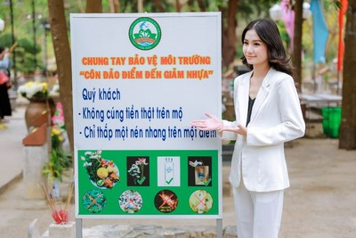 Hoa hậu Môi trường Thế giới Nguyễn Thanh Hà ca ngợi các sáng kiến môi trường ở Côn Đảo