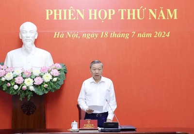 Chủ tịch nước Tô Lâm chủ trì Phiên họp thứ 5 Hội đồng Quốc phòng và An ninh