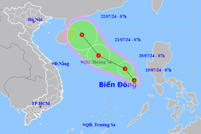Áp thấp nhiệt đới hình thành trên Biển Đông
