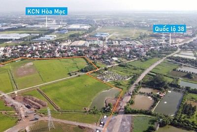 Hình ảnh CCN Trác Văn tại thị xã Duy Tiên, Hà Nam gần 57 ha đang xây dựng hạ tầng