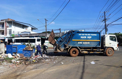 Huyện Đơn Dương (Lâm Đồng) thu gom khoảng 18.500 tấn chất thải rắn