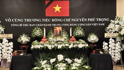 Nhiều quốc gia tổ chức Lễ viếng Tổng Bí thư Nguyễn Phú Trọng