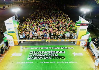 Quang Binh International Marathon 2024: “Ngày hội chạy bộ sôi động”