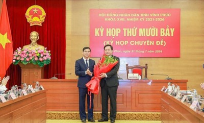 Ông Trần Duy Đông được bầu giữ chức Chủ tịch UBND tỉnh Vĩnh Phúc