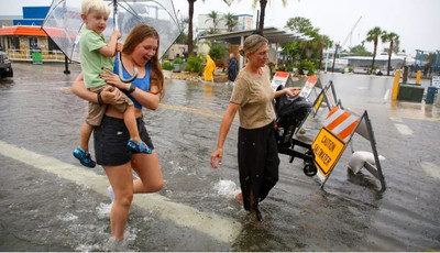 Mỹ: Bão Debby tràn vào bang Florida, gây lượng mưa lớn kỷ lục