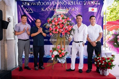 Khai trương Showroom máy lọc nước điện giải ION kiềm Kangen Đồng Khắc Vàng (Video)