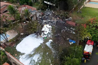 Rơi máy bay tại Brazil, toàn bộ 61 hành khách và phi hành đoàn tử vong