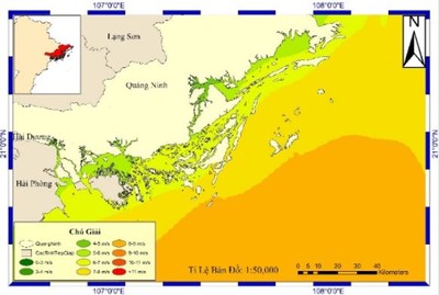 Nghiên cứu phân vùng tiềm năng năng lượng gió ngoài khơi tỉnh Quảng Ninh