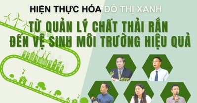 Hiện thực hoá đô thị xanh: Từ quản lý chất thải rắn đến vệ sinh môi trường hiệu quả