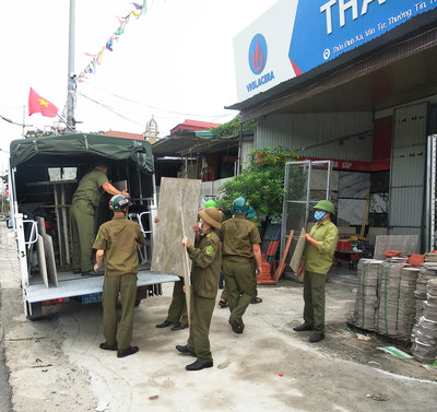 Huyện Thường Tín ra quân giải toả an toàn giao thông chào mừng các ngày lễ lớn