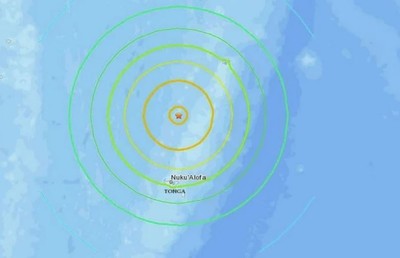 Trận động đất có độ lớn 6,9 làm rung chuyển Tonga