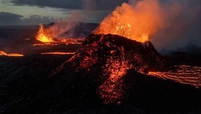 Iceland: Lo ngại ô nhiễm diện rộng do núi lửa phun trào