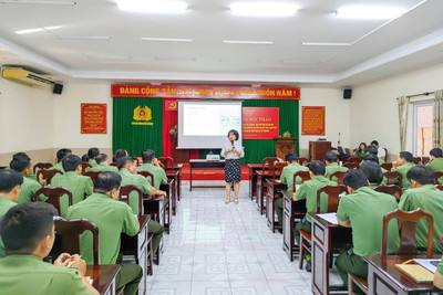 TP.Cần Thơ: Tập huấn kỹ năng truyền thông về bảo vệ môi trường cho cán bộ Công an cấp xã