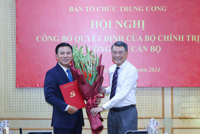 Bí thư Thanh Hóa Đỗ Trọng Hưng làm Phó trưởng ban Tổ chức Trung ương